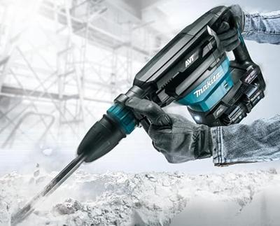 Makita HM002GZ03 Accu Breekhamer SDS-Max 2x XGT 40V Max Basic Body in koffer - thumbnail