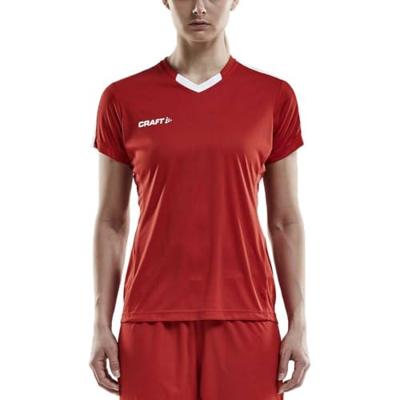 Craft 1905567 Progress Contrast Jersey W - Bright Red/White - XL Craft 1905567 Progress Contrast Jersey W - Bright Red/White - XL