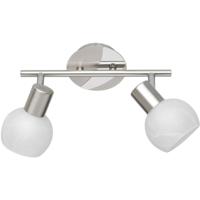 LED Plafondspot - Trion Besina - E14 Fitting - 2-lichts - Rond - Mat Nikkel - Aluminium - thumbnail