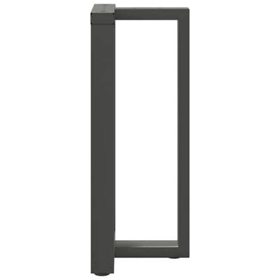 Bartafelpoten 2 st T-vormig 40x35x(90-91) cm staal antraciet - thumbnail