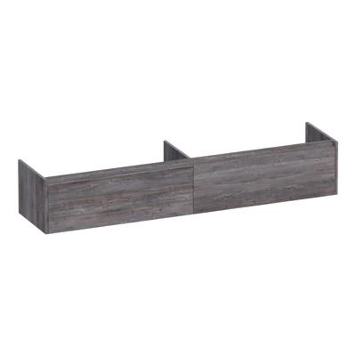 Brauer Embrace - Onderkast - 200 cm - met 2 Softclose Lades Greeploos en 2 Sifon Uitsparingen - Driftwood