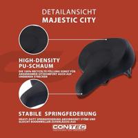 CONTEC zadel "majestic" ct saddle majestic 267 x 157mm - thumbnail