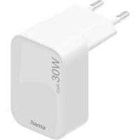 Hama USB-oplader 30.00 W USB-C USB PD 3.0, QC 2.0, QC 3.0 Wit Thuis GaN, USB Power Delivery (USB-PD) - thumbnail
