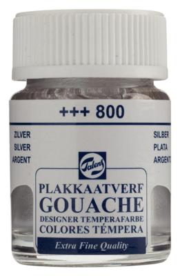 Talens Gouache Extra Fine Quality Fles 16 ml - Zilver 800