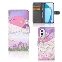 OnePlus 9 | Telefoonhoesje | Met pasjeshouder | Bird Flying - thumbnail