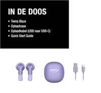 Fresh &apos;n Rebel Twins Blaze Oordopjes Paars - thumbnail