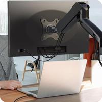 ICY BOX IB-MS103-W 81,3 cm (32 ) Muur Zwart - thumbnail