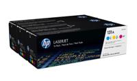 HP Toner 131A Origineel Combipack Cyaan, Magenta, Geel 1800 bladzijden U0SL1AM - thumbnail