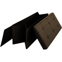 Monzana Zitbank - 80cm - met - opslagruimte - in - Bruin - thumbnail