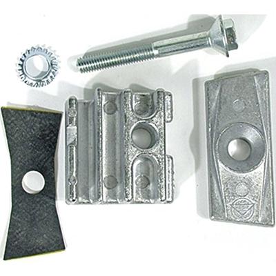Hebie dubbel std verloopplaat-set m8