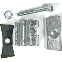 Hebie dubbel std verloopplaat-set m8 - thumbnail