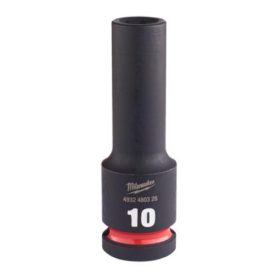Milwaukee ShockWave™ Krachtdop 1/2" | lang | 10mm - 4932480328