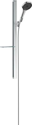 Doucheset Rainfinity HansGrohe PowderRain 130 3jet Met Glijstang 150 cm En Zeepschaal Chroom Doucheset Rainfinity HansGrohe PowderRain 130 3jet Met Glijstang 150 cm En Zeepschaal Chroom