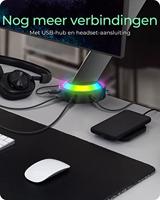 ICY BOX IB-MSG303BL-T flat panel bureau steun 81,3 cm (32 ) Klem/doorvoer Zwart - thumbnail