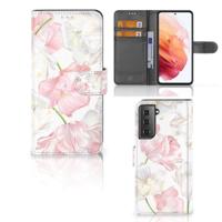 Samsung Galaxy S21 Hoesje Lovely Flowers - thumbnail