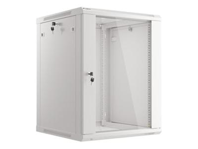 Lanberg WF01-6615-10S rack 15U Wandrek Grijs