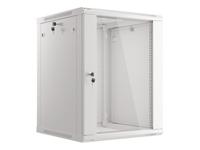Lanberg WF01-6615-10S rack 15U Wandrek Grijs - thumbnail