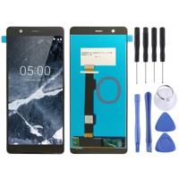 LCD-scherm en Digitizer voor Nokia 5.1(Black) - thumbnail