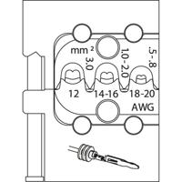 Gedore 8140-20 1963384 Krimpinzetstuk Lamellencontact 0.5 tot 3 mm² - thumbnail