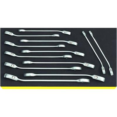 Stahlwille 96830649 TCS 17/12 Steek-ringratelsleutelset 8 - 19 mm