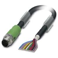 Phoenix Contact 1430048 Sensor/actuator connector, geassembleerd M12 Aantal polen (sensoren): 12 Stekker, recht 1.50 m 1 stuk(s) - thumbnail