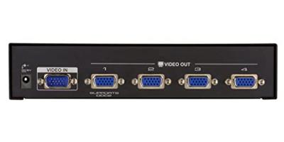 4-Poorts VGA-Splitter Zwart