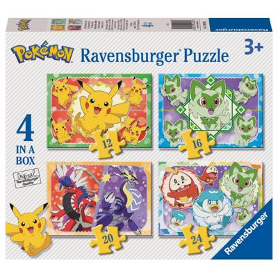 Ravensburger Pokémon 4-in-1 puzzelset - 12 + 16 + 20 + 24 stukjes