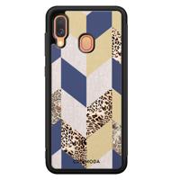 Samsung Galaxy A40 hoesje - Blue leo wild - thumbnail
