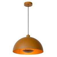 Lucide SIEMON - Hanglamp - Ø 40 cm - 1xE27 - Okergeel - thumbnail