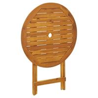 Tuintafel inklapbaar 70 cm massief acaciahout - thumbnail