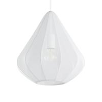 EGLO Dolwen Hanglamp - E27 - Ø 33,5 cm - Wit - Textiel - thumbnail