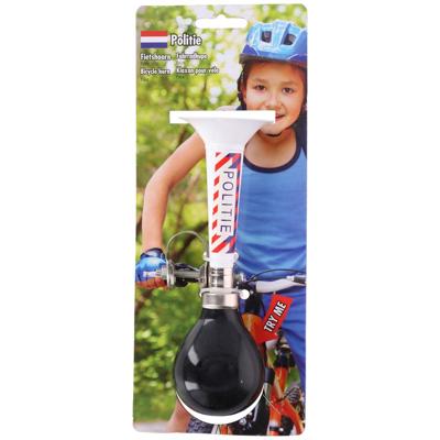 TOM fietstoeter Politie wit 18 cm