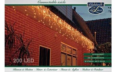 Koppelverlichting IJspegelverlichting 200 LED s Connect de Luxe 31Volt Anna's Collection - Annas collection Koppelverlichting IJspegelverlichting 200 LED s Connect de Luxe 31Volt Anna's Collection - Annas collection