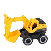 Rapid Wheels Autotransporter + 2 Bouwvoertuigen + Licht en Geluid - thumbnail