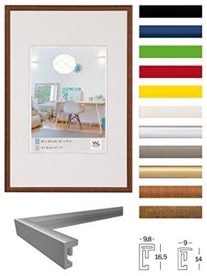 walther+ design KV030S Wissellijst Papierformaat: 20 x 30 cm Zilver