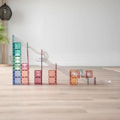 Connetix Ball Run Uitbreiding Pastel 80 stuks