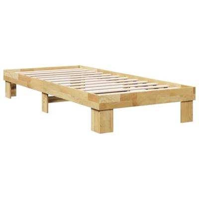 Bedframe zonder matras 90x200 cm massief hout eiken