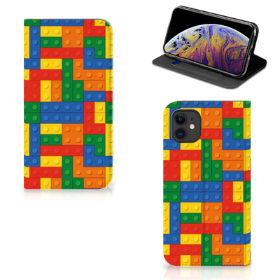 Apple iPhone 11 Hoesje met Magneet Blokken Apple iPhone 11 Hoesje met Magneet Blokken
