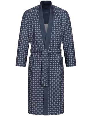 Morgenstern Morgenstern herenbadjas Ken marine Maat L