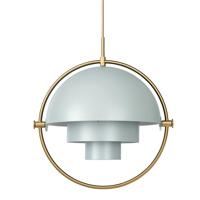 Gubi Multi-Lite Hanglamp - Messing & Mat grijs - thumbnail