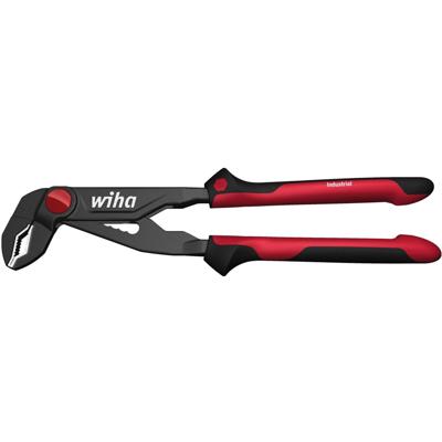 Wiha waterpomptang industrial zweedse- / waterpomp-tang (zwart/rood, met drukknop)