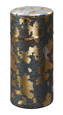 Roestvrij Stalen Theeblik - Tokyo Design Studio - Blauw Goud - 7.4x15.5cm 200gr Roestvrij Stalen Theeblik - Tokyo Design Studio - Blauw Goud - 7.4x15.5cm 200gr