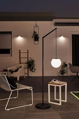 Paulmann 94247 Ryse Wandlamp op zonne-energie met bewegingsmelder Energielabel: G (A - G) 1.2 W Warmwit Wit