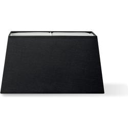 Lampenkap vierkant schuin | taps | katoen | stoffen lampenkap voor tafellamp | lampenkap met E27 fitting | B35cm D15cm H14cm | zwart Lampenkap vierkant schuin | taps | katoen | stoffen lampenkap voor tafellamp | lampenkap met E27 fitting | B35cm D15cm H14cm | zwart