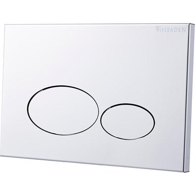 Wiesbaden X32 Chroom Drukplaat voor Inbouwreservoir - Modern Design