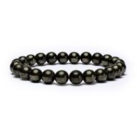 Bellenkoord met Rudraksha en Pentagram symbolen - 50 - Messing - Zaad - Katoen (2 stuks) - M - thumbnail