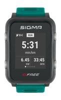 Sigma iD.FREE Sporthorloge GPS - Groen - thumbnail