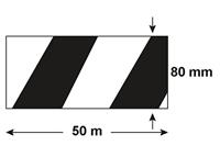 Connex Pe Signalisatielint Ro/Wi Rol/50M - DY2701591 - thumbnail