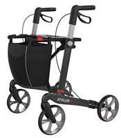 Rollator Athlon - Carbon rollator (5,5 kg) | Rehasense | Lichtgewicht | Zwart / Carbon kleur | CRBKL600 - thumbnail