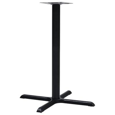 Bistrotafelpoot 76x76x107 cm gietijzer zwart